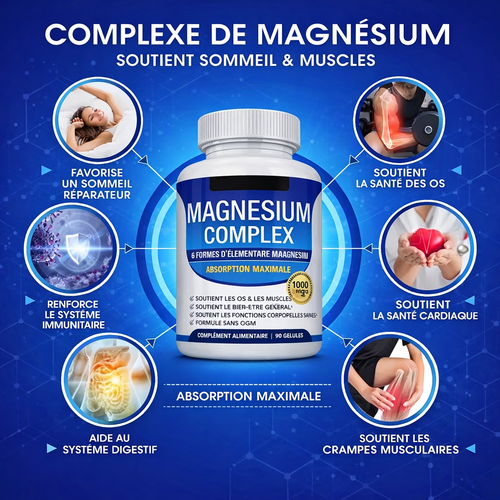 Magnesium Complex – Retrouver énergie, digestion légère et bien-être naturellement